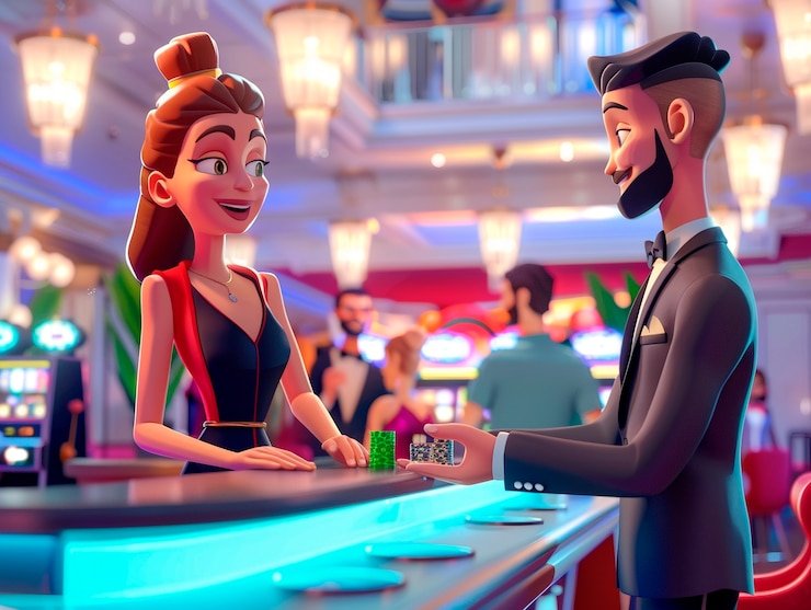 Antarmuka aplikasi mobile asianabet menampilkan menu sportsbook dan live dealer